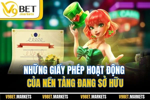 Những giấy phép hoạt động của nền tảng đang sở hữu